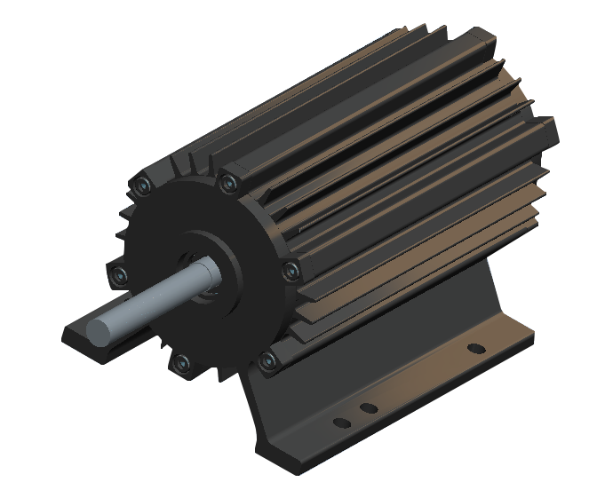 Trastomhas BL130 130mm mótair séidire tromshaothair tionsclaíoch 230VAC 2kW