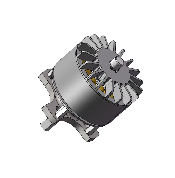 Mótar DC Brushless le haghaidh Uirlisí Digiteacha 49mm Trastomhas Sraith WO49